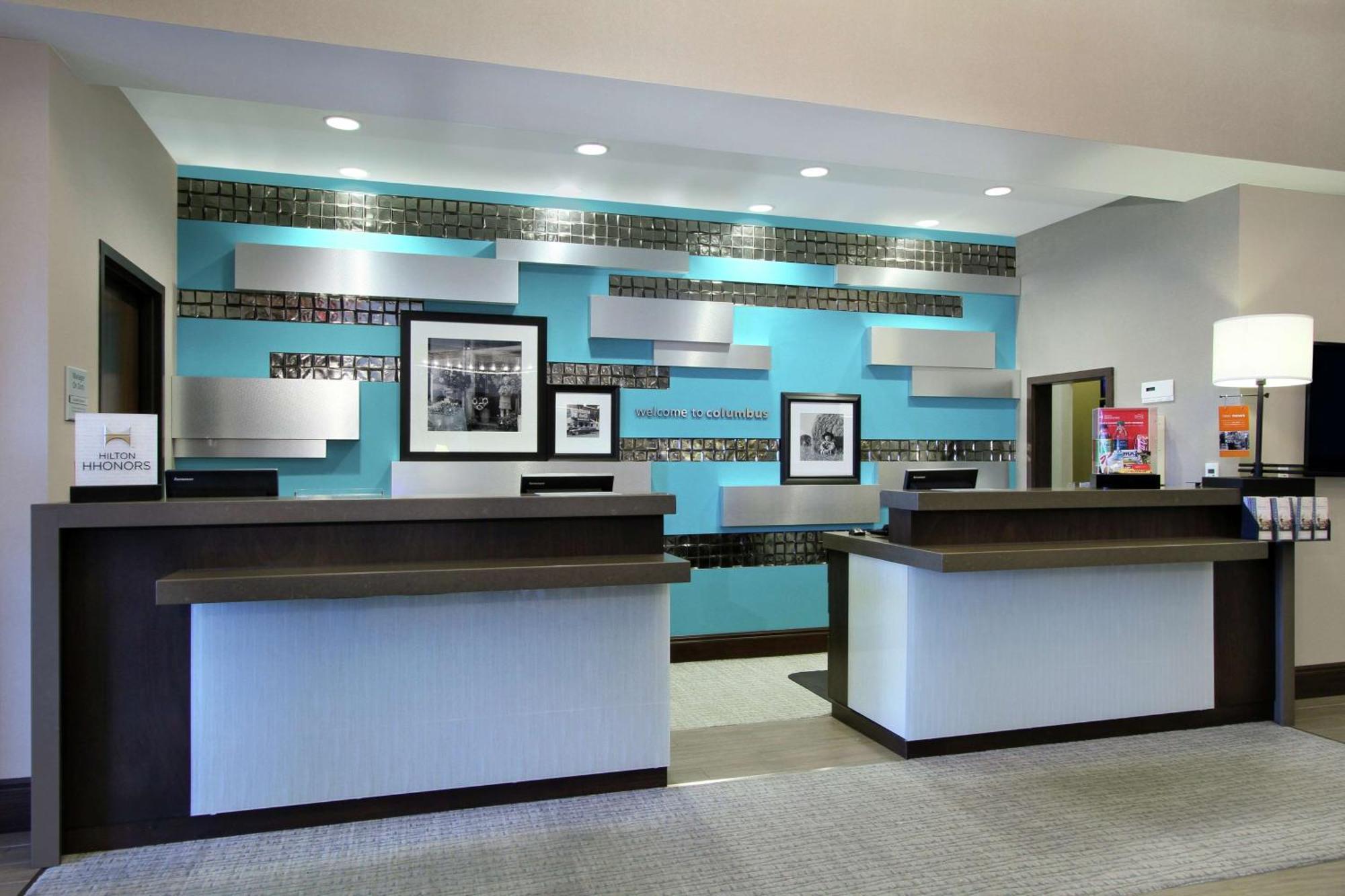 Hampton Inn & Suites Columbus/University Area Bagian luar foto